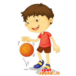 Mascot child friendly and smiling - MASFR030524 - 2D / 3D mascots