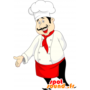 Chef mascot. Mascot Italian - MASFR030560 - 2D / 3D mascots