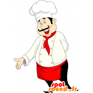 Mascote chef. Mascot italiano - MASFR030560 - 2D / 3D mascotes