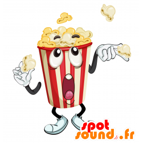 Mascotte de cornet de pop corn géant - MASFR030579 - Mascottes 2D/3D