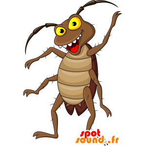 Mascotte scarafaggio, insetto parassita. mascotte scarafaggio - MASFR030607 - Mascotte 2D / 3D