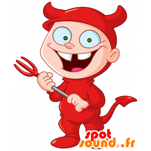 Devil maskot. Mascot kledd barn - MASFR030654 - 2D / 3D Mascots