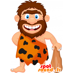 Cro-Magnon man maskot. Grottman - Spotsound maskot