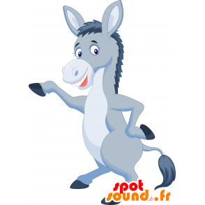 Mascot ezel, grijs veulen. mule mascotte - MASFR030680 - 2D / 3D Mascottes