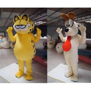 Mascottes Odie en Garfield, de beroemde kat - 2 Pack - MASFR003009 - Garfield Mascottes