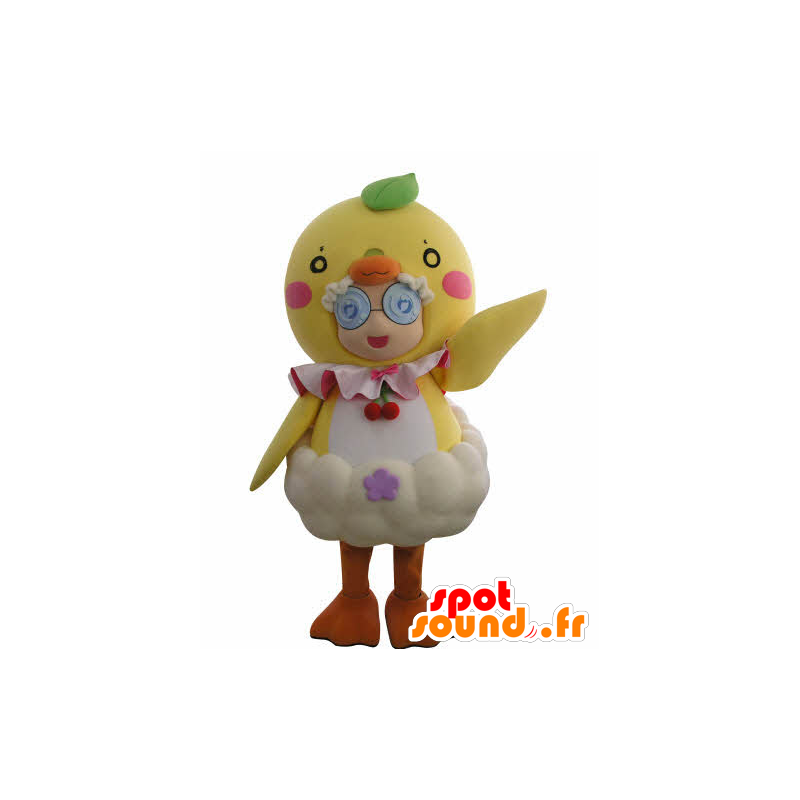 Mascot meisje vermomd reus chick - MASFR031011 - Mascottes Boys and Girls