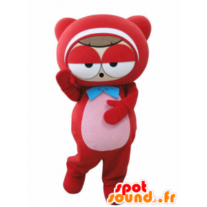 Mascot rød mann, Teddy, veldig morsomt - MASFR031012 - Man Maskoter