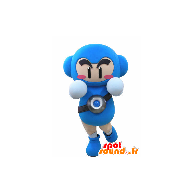 Mascotte de personnage futuriste. Mascotte de jeu vidéo - MASFR031013 - Mascottes Personnages célèbres