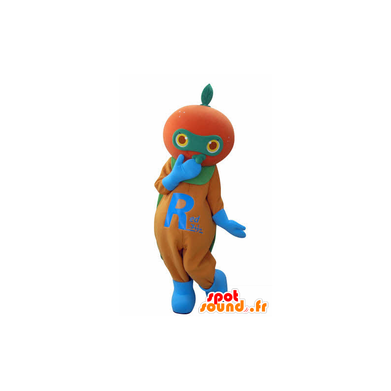 Mandarin mascotte, reuze oranje - MASFR031017 - fruit Mascot