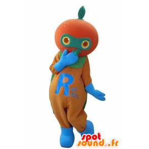 Tangerine mascot, giant orange - MASFR031017 - Fruit mascot