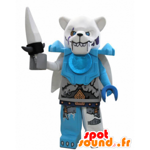 Lego Maskottchen, Eisbären zu schauen bedeuten - MASFR031041 - Bär Maskottchen