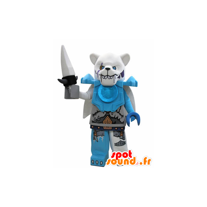 Lego Maskottchen, Eisbären zu schauen bedeuten - MASFR031041 - Bär Maskottchen Lego Maskottchen, Eisbären zu schauen bedeuten - MASFR031041 - Bär Maskottchen