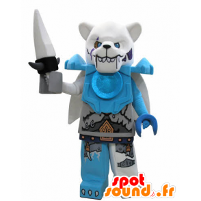 Lego Maskottchen, Eisbären zu schauen bedeuten - MASFR031041 - Bär Maskottchen