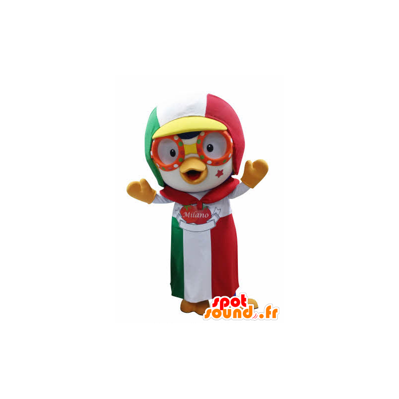 Mascot ptaka z kapturkiem i fartuch - MASFR031049 - ptaki Mascot