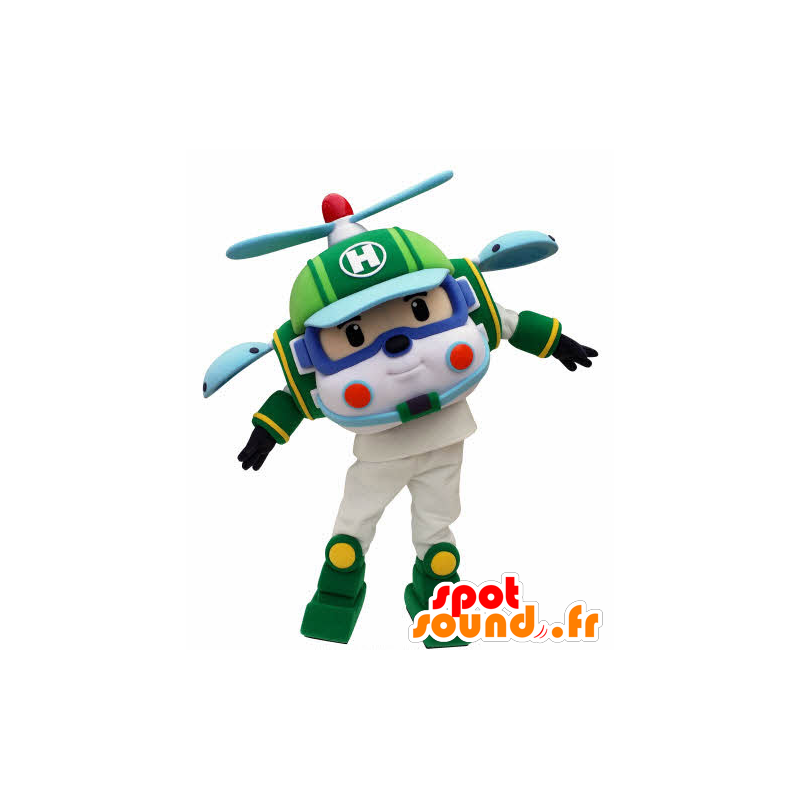 Hubschrauber Maskottchen Spielzeug für Kinder - MASFR031055 - Maskottchen-Kind