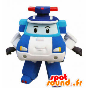 Polizeiauto Maskottchen Weise Transformers - MASFR031058 - Maskottchen von Objekten