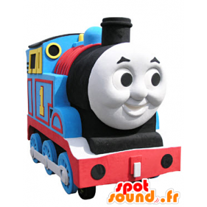 Maskot Thomas, slavný vlak karikatura - MASFR031065 - Celebrity Maskoti