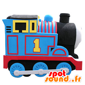 Mascot Thomas, de beroemde trein cartoon - MASFR031065 - Celebrities Mascottes