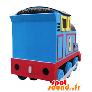 Maskot Thomas, slavný vlak karikatura - MASFR031065 - Celebrity Maskoti