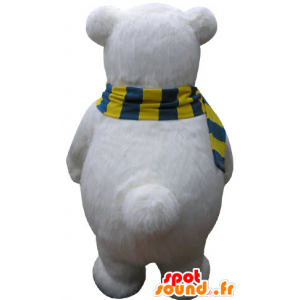 Mascotte d'ours blanc. Mascotte d'ours polaire - MASFR031069 - Mascotte d'ours