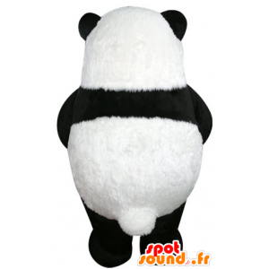 Mascot schwarzen und weißen Panda, schön und realistisch - MASFR031070 - Maskottchen der pandas