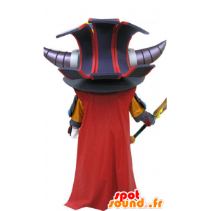 Samurai mascotte met horens. Mascot video game - MASFR031076 - Human Mascottes