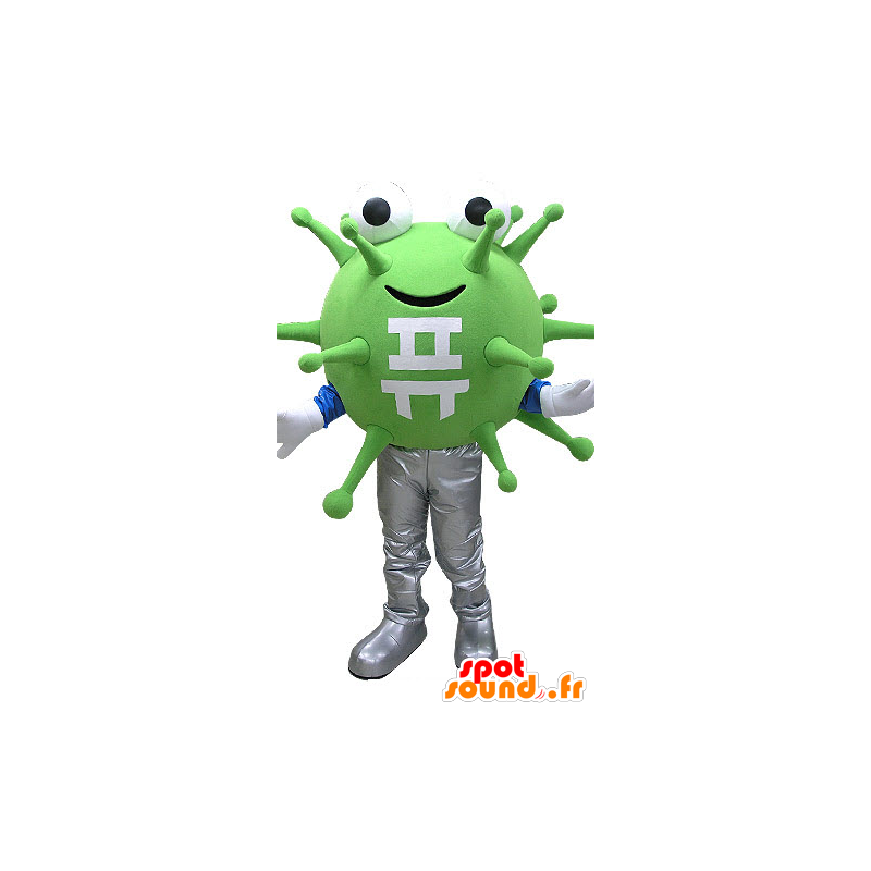 Mascot batteri verdi, i virus. mascotte extraterrestri - MASFR031084 - Mascotte animale mancante