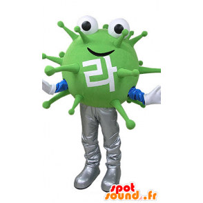Mascot virus mostro verde. mascotte extraterrestri - MASFR031085 - Mascotte di mostri