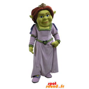 Fiona mascotte, de beroemde vrouw van Shrek, de groene ogre - MASFR031087 - Shrek Mascottes