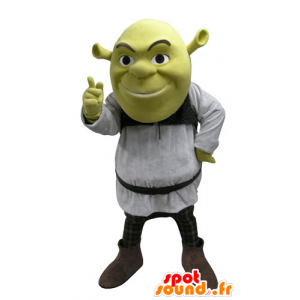 Shrek maskotti, kuuluisa vihreä peikko sarjakuva - MASFR031088 - Shrek Maskotteja