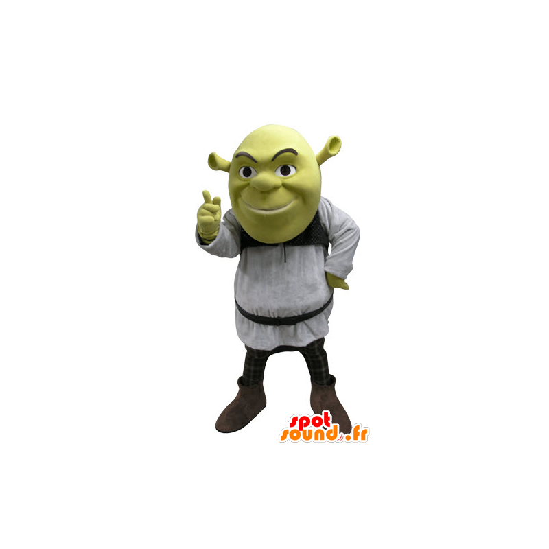 Mascotte de Shrek, célèbre ogre vert de dessin animé - MASFR031088 - Mascottes Shrek