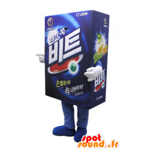 Cardboard brick mascot. laundry mascot - MASFR031102 - Mascots of objects