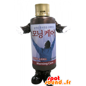 Schampoflaska maskot. Lotion maskot - Spotsound maskot