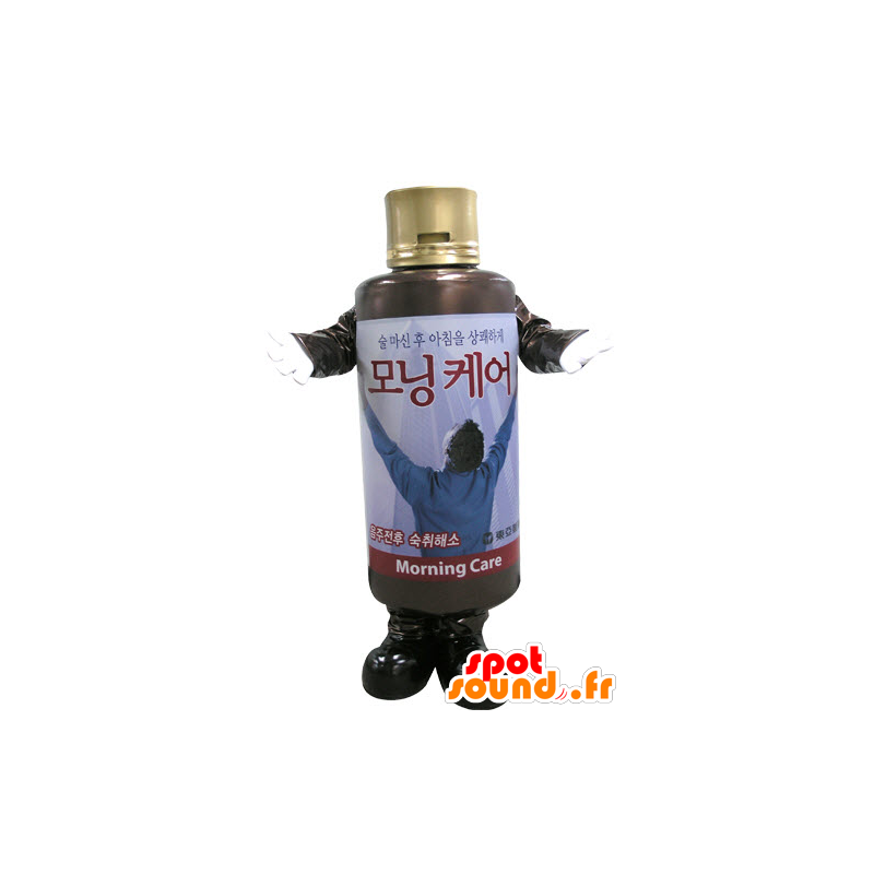 Shampoo bottle mascot. lotion mascot - MASFR031106 - Mascots of objects