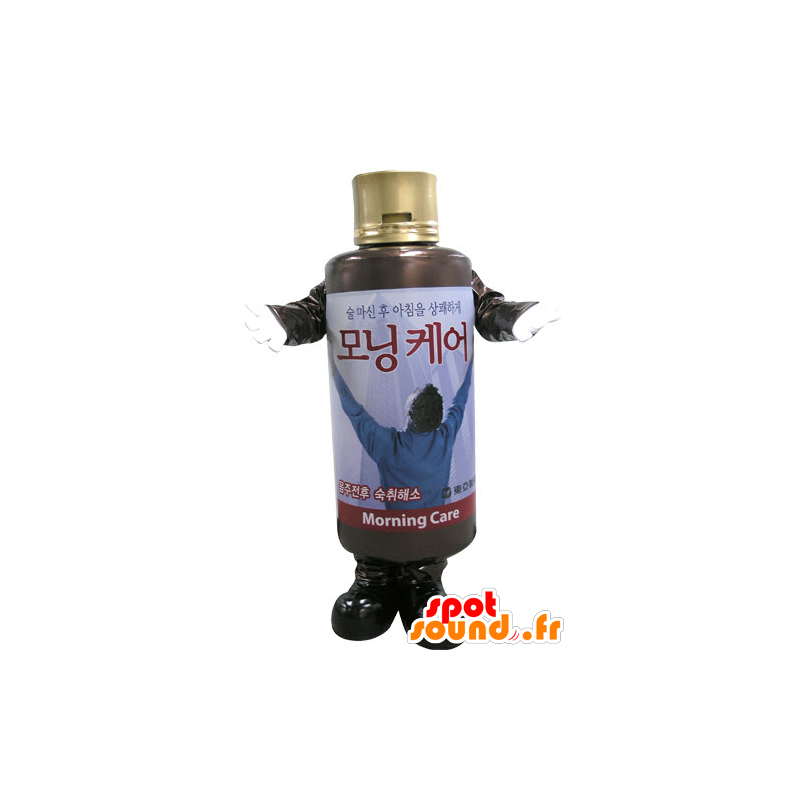 Schampoflaska maskot. Lotion maskot - Spotsound maskot