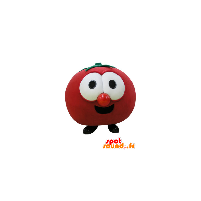 Jätte röd tomatmaskot. Fruktmaskot - Spotsound maskot