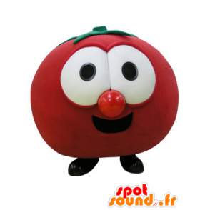 Mascotte de tomate rouge géante. Mascotte de fruit - MASFR031108 - Mascotte de fruits