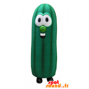 Mascot green zucchini, giant. vegetable mascot - MASFR031109 - Mascot of vegetables