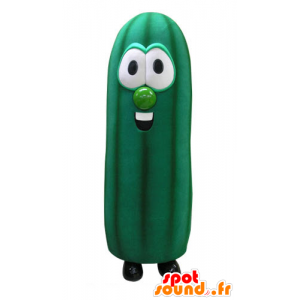 Mascot zucchine verdi, gigante. mascotte di verdure - MASFR031109 - Mascotte di verdure