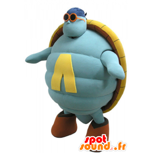 Azul y amarillo de la mascota tortuga, gigante - MASFR031138 - Tortuga de mascotas