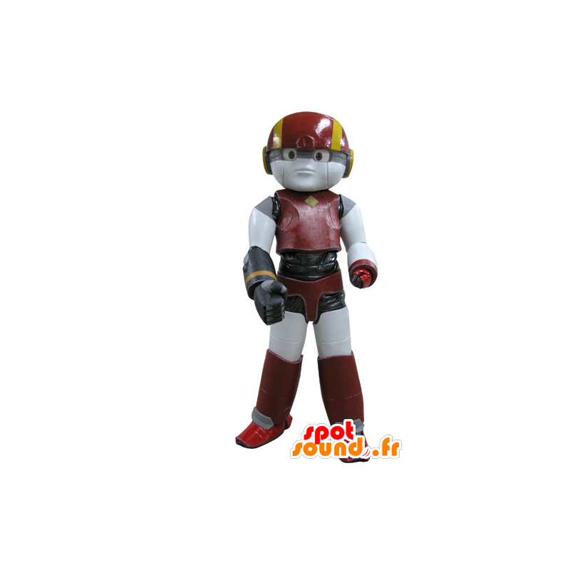 Mascot czerwony robota, żółty i czarny - MASFR031156 - Niesklasyfikowane Maskotki