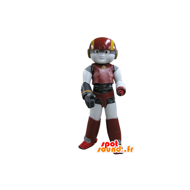 Mascot robot rood, geel en zwart - MASFR031156 - Niet-ingedeelde Mascottes