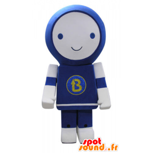 Azul de la mascota y el robot blanco, sonriendo - MASFR031160 - Mascotas sin clasificar