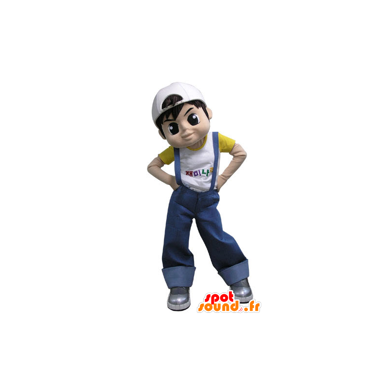 Boy Maskottchen, Teenager, gekleidet in Overalls - MASFR031163 - Maskottchen-jungen und Mädchen