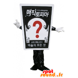 Giant placard mascot. advertising mascot - MASFR031166 - Mascots of objects