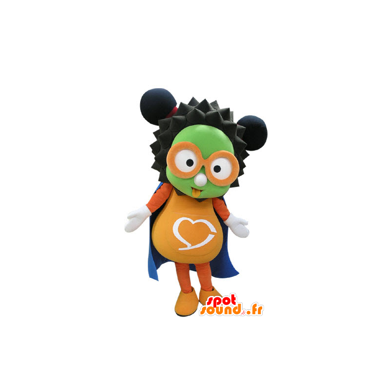 Snowman mascot colorful glasses - MASFR031178 - Human mascots
