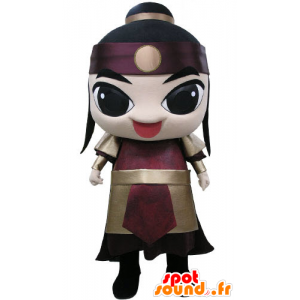 Samurai maskot na sobě outfit bojovník - MASFR031203 - lidské Maskoti