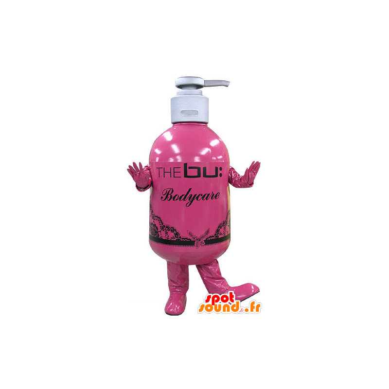 Soap bottle mascot. lotion mascot - MASFR031207 - Mascots of objects