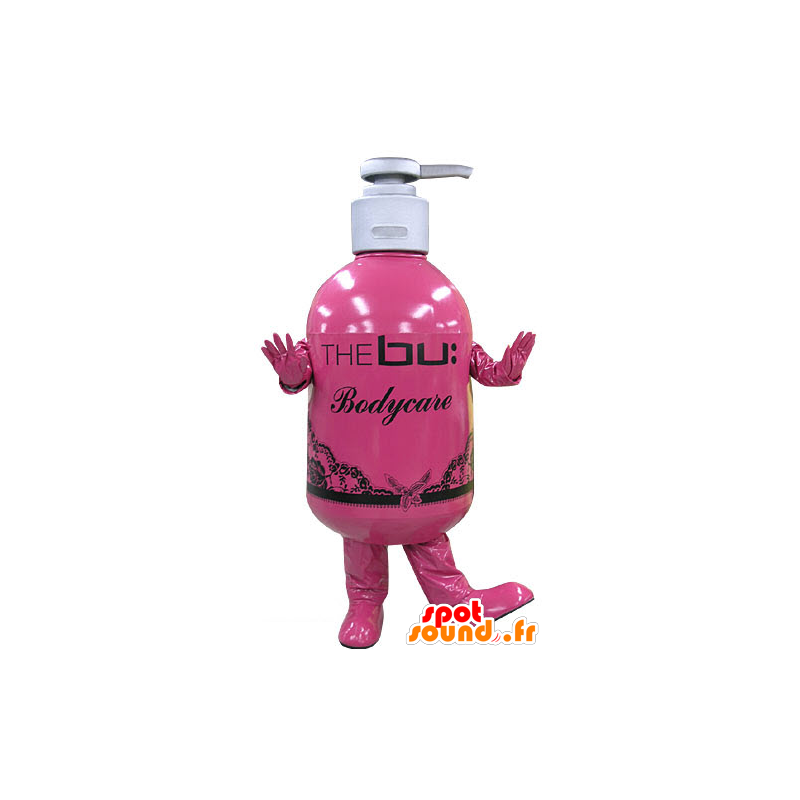 Zeep fles mascotte. lotion Mascot - MASFR031207 - mascottes objecten