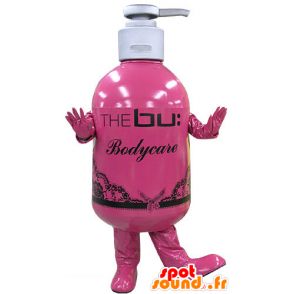 Soap bottle mascot. lotion mascot - MASFR031207 - Mascots of objects